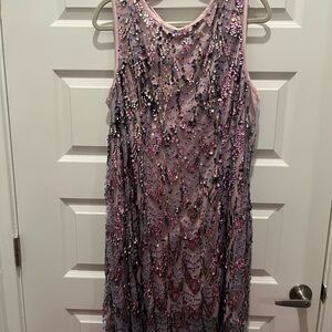 Torrid Multicolor Sequin Mini Dress